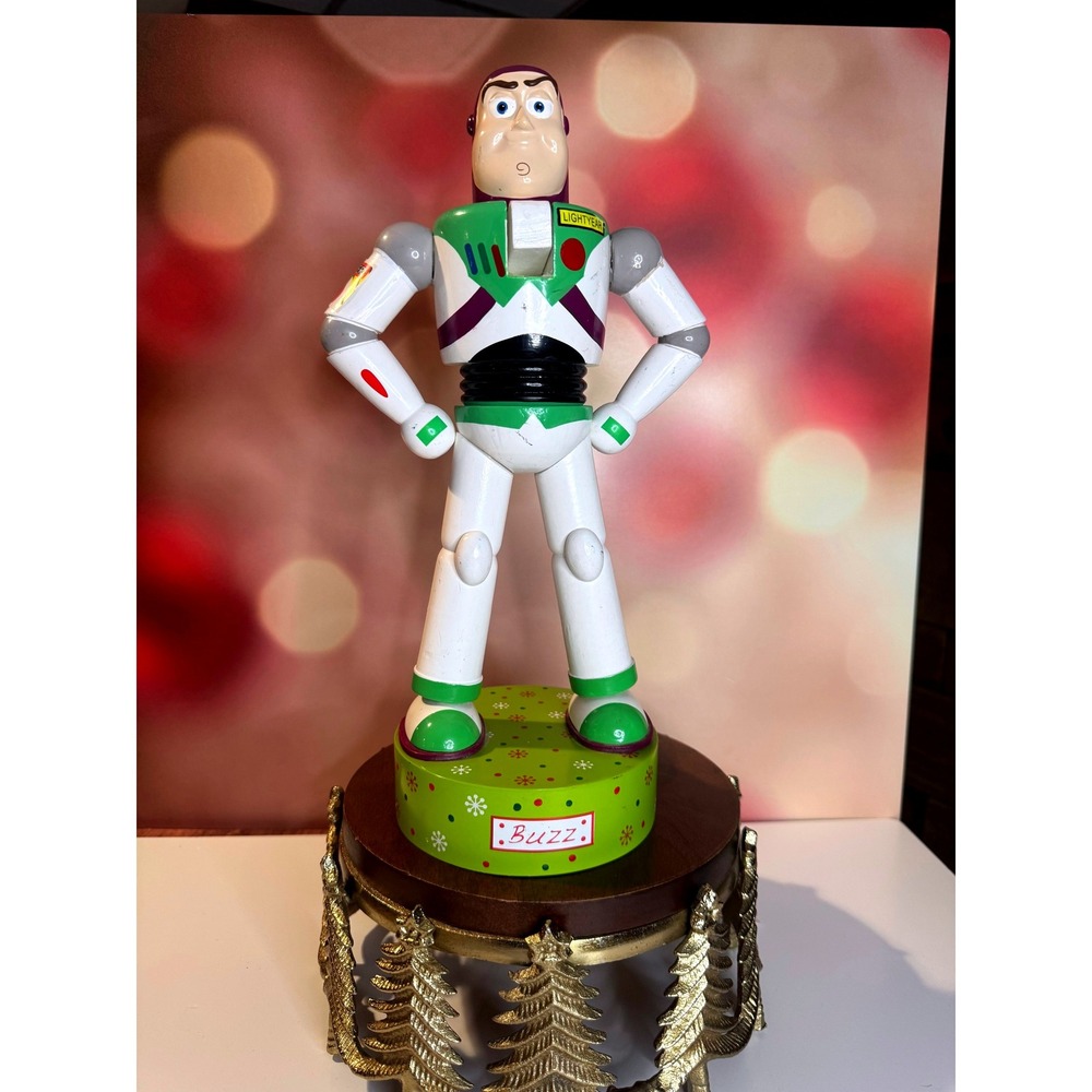 Disney Buzz Lightyear Wooden Nutcracker – 2011 – Display Only – Toy Story